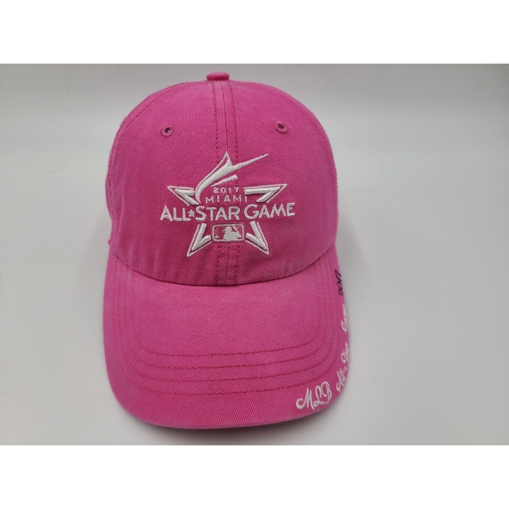 Women Miami Marlins 2017 MLB All Star Game 47 Brand Strapback Adjustable Hat Cap